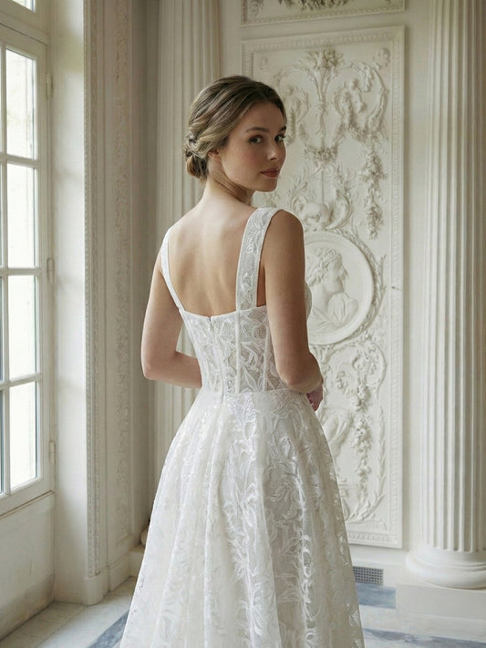 Adele Gümüş İşlemeli Elbise