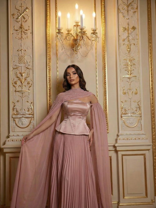 Blush Elbise