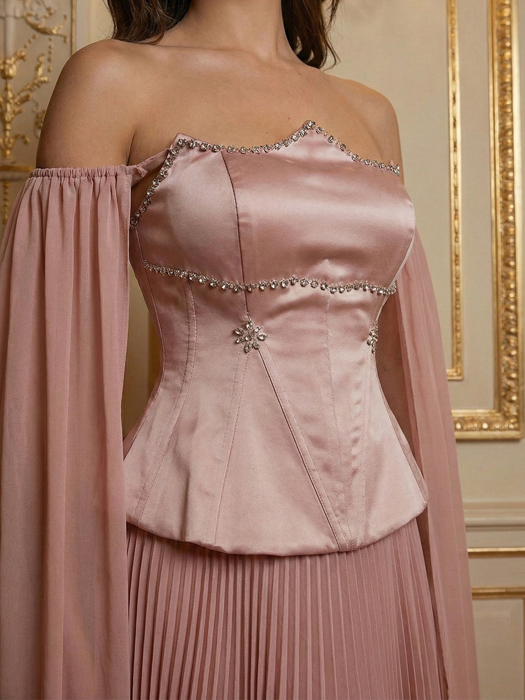 Blush Elbise